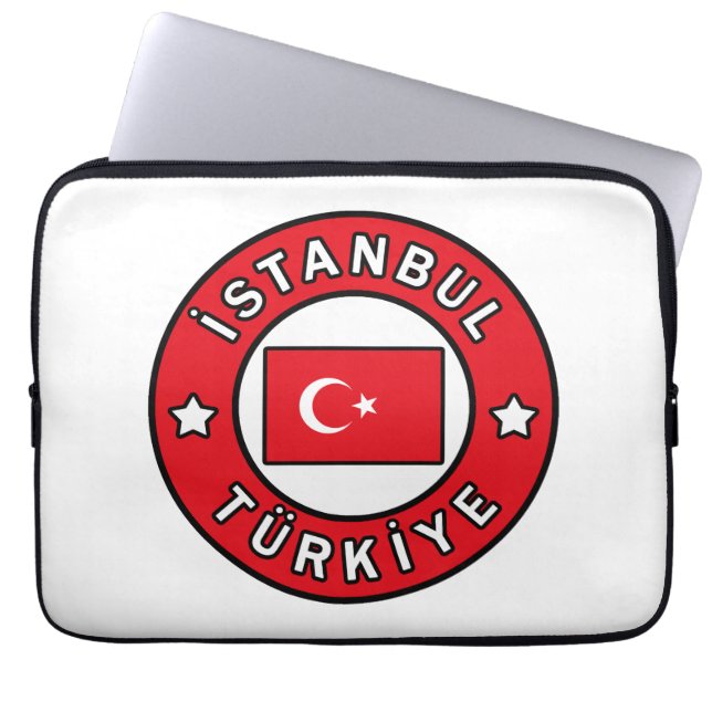 İstanbul Türkiye Laptop Sleeve (Front)