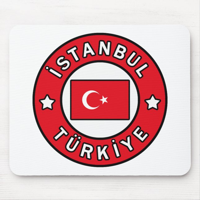 İstanbul Türkiye Mouse Mat (Front)