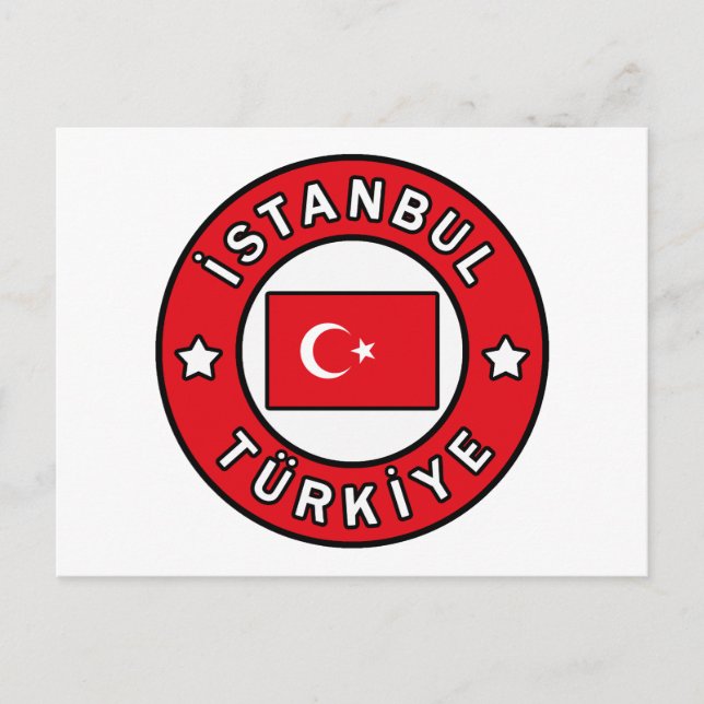 İstanbul Türkiye Postcard (Front)