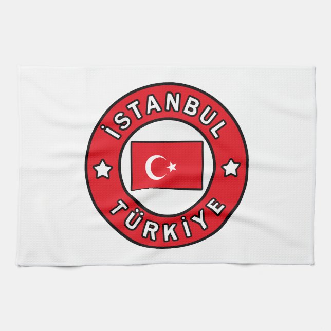 İstanbul Türkiye Tea Towel (Horizontal)