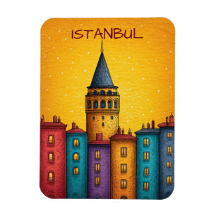 Istanbul Turkiye Travel Magnet