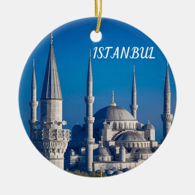 Istanbul Vacation Christmas Ornament (Front)