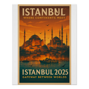 Istanbul – Where Continents Meet Poster
