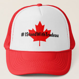 #IStandWithTrudeau Hashtag Trudeau Liberals Canada Trucker Hat