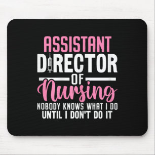 Istant Director Of Nursing Funny Adon Rn Nurse Med Mouse Mat