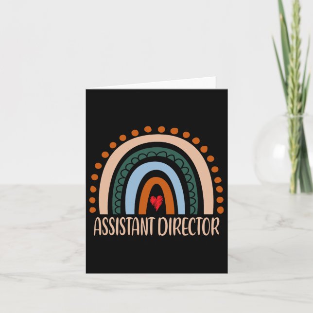 Istant Director Rainbow Appreciation Day Back To S Card (Front)