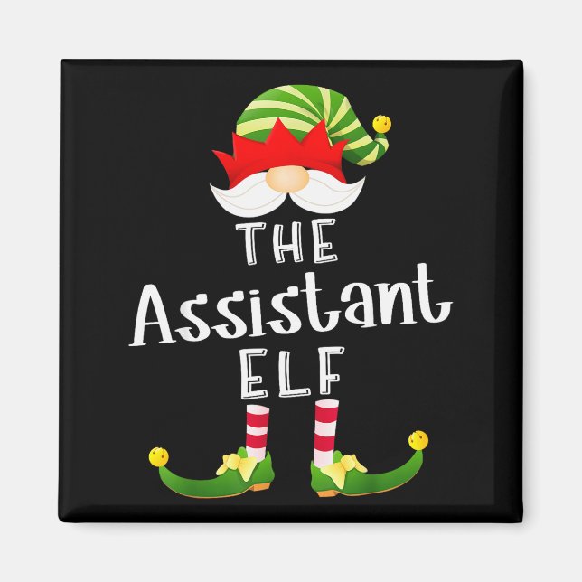 Istant Elf Group Christmas Funny Pajama Party  Magnet (Front)