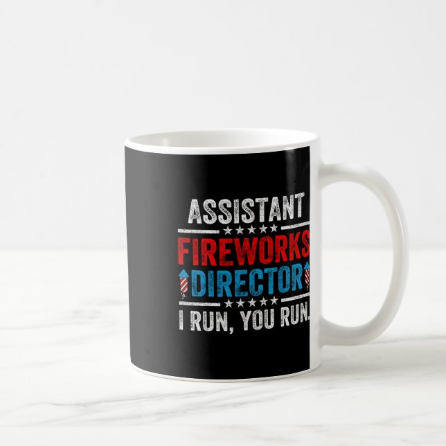 Istant Fireworks Director Funny 4th Of July Men Wo Coffee Mug (Right)