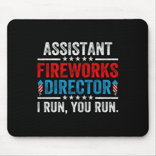 Istant Fireworks Director Funny 4th Of July Men Wo Mouse Mat