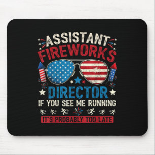 Istant Fireworks Director If You See July 4th Fire Mouse Mat