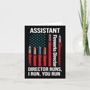Istant Fireworks Director Usa Independence Day Jul Card