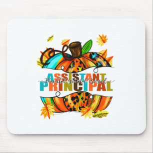 Istant Principal Thankful Grateful Blessed Autumn Mouse Mat