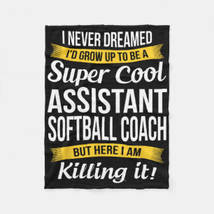 Istant Softll Coach Thank You Funny Gift Fleece Blanket