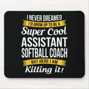 Istant Softll Coach Thank You Funny Gift Mouse Mat