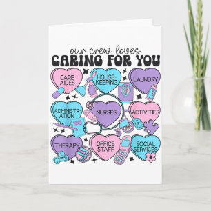 Isted Living Facility Staff Valentine Nurse Heat C Card