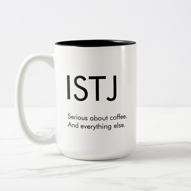 ISTJ Serious about everything Mug Gift (Left)