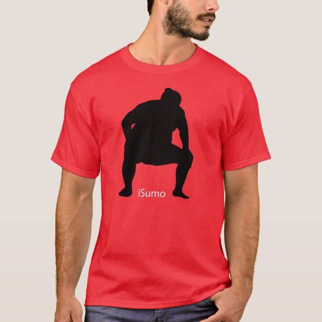 iSumo t-shirt - Sumo Wrestling/ Fat Man t-shirt (Front)
