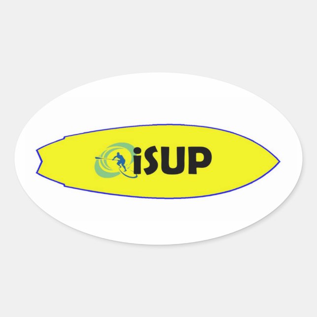 ISUP OVAL STICKER (Front)