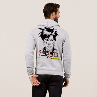 isys omega hoodie white and grey
