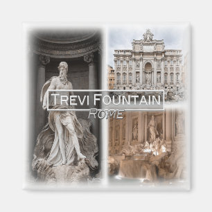 IT1503 Europe, Italy, Rome, Trevi Fountain, fridge Magnet