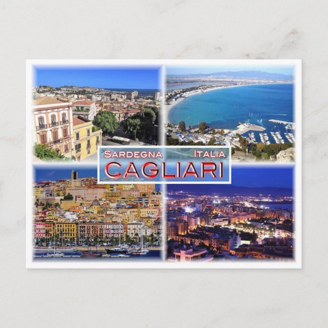 IT2027 Europe - Italy - Sardinia - Cagliari - Harb Postcard (Front)