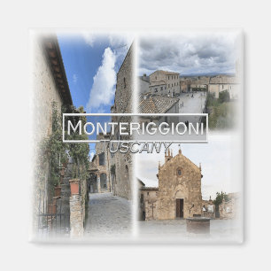 IT3251 Europe,Italy, Tuscany, Monteriggioni fridge Magnet