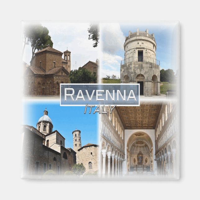 IT3252 Europe. Italy, Ravenna fridge Magnet (Front)