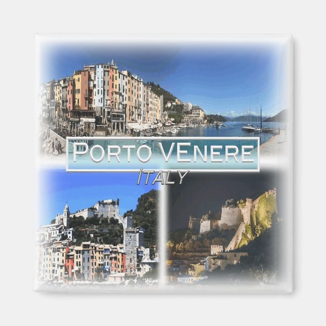 IT3268 Europe, Italy, Liguria,Porto Venere, fridge Magnet (Front)