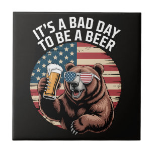 It A Bad Day To Be A Bear Tile