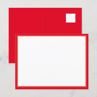 It a blank postcard