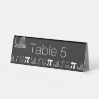 It Adds Up in Black Table Tent Sign