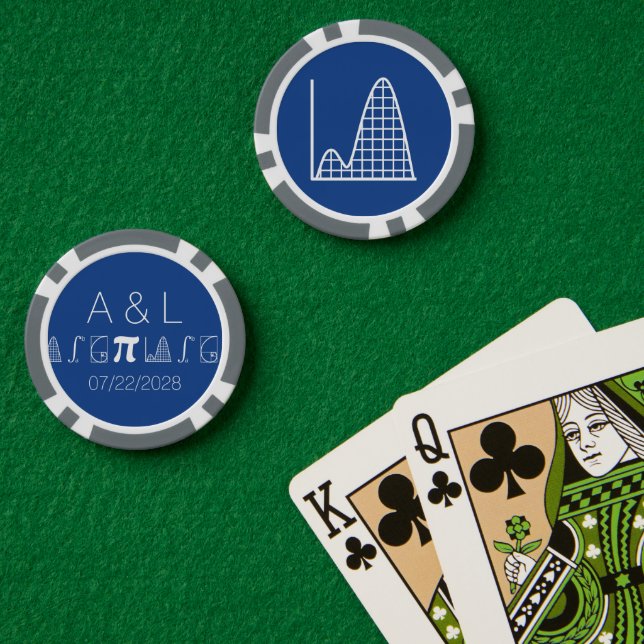 It Adds Up in Blue Poker Chips (Poker Table (Double))