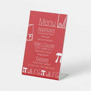 It Adds Up in Cherry Pedestal Sign