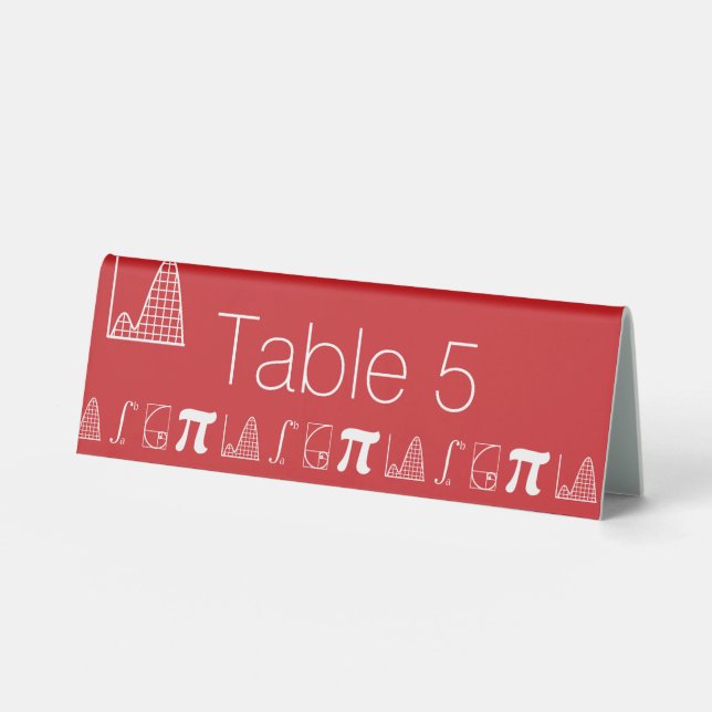 It Adds Up in Cherry Table Tent Sign (Front)