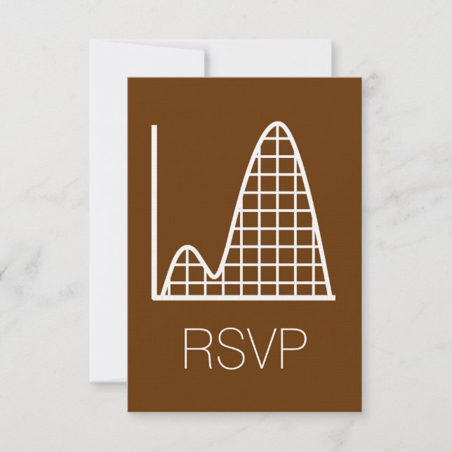 It Adds Up in Chocolate RSVP Card (Front)
