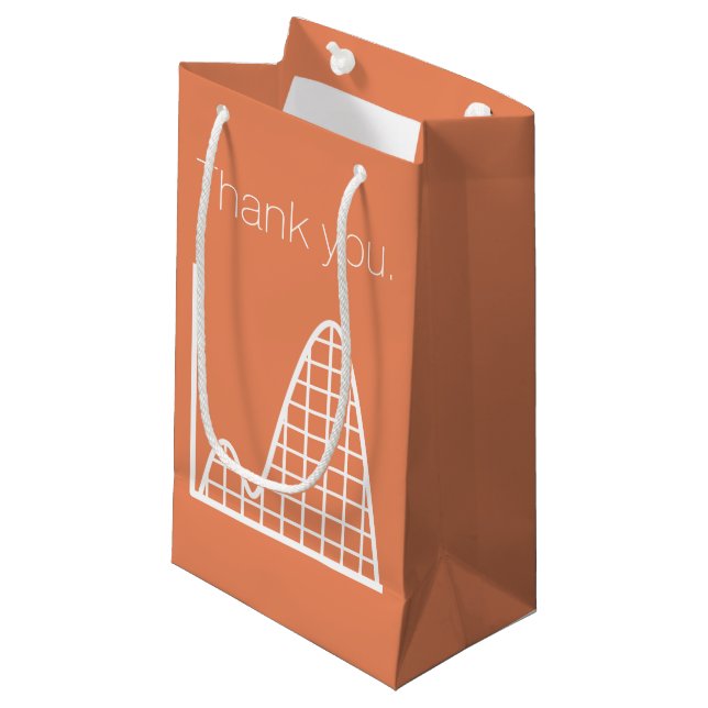 It Adds Up in Coral Gift Bag (Front Angled)