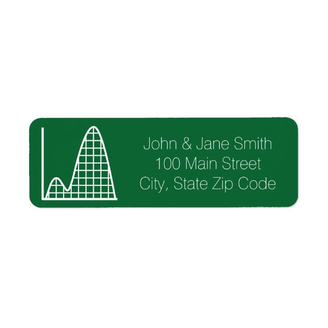 It Adds Up in Green Return Address Label (Front)