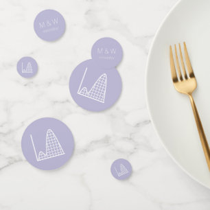 It Adds Up in Lavender Table Confetti