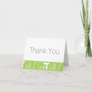 It Adds Up in Peridot Thank You Card