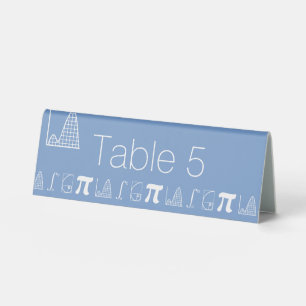 It Adds Up in Periwinkle Table Tent Sign