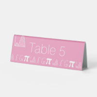 It Adds Up in Petal Pink Table Tent Sign