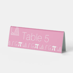 It Adds Up in Petal Pink Table Tent Sign