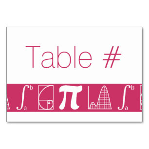 It Adds Up in Raspberry Table Card