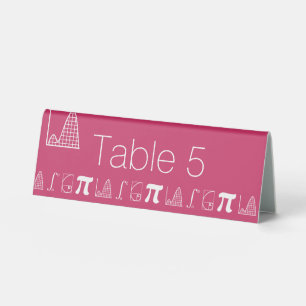 It Adds Up in Raspberry Table Tent Sign