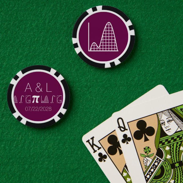 It Adds Up in Wine Poker Chips (Poker Table (Double))