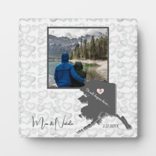 It All Began Here Alaska, Photo Customise   Plaque