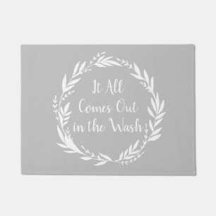 It All Comes Out in the Wash Laundry Floor Mat