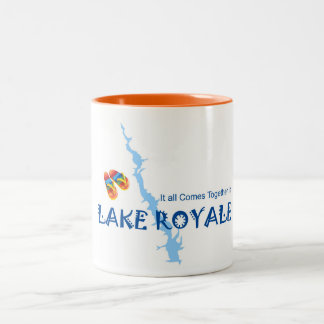 It all Comes together in Lake Royale Two-Tone Coffee Mug