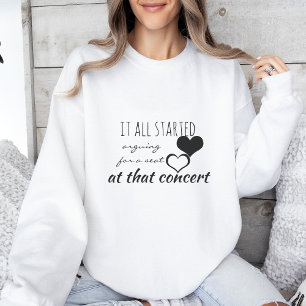 It All Started Arguing for a Seat T-Shirt Sweatshirt