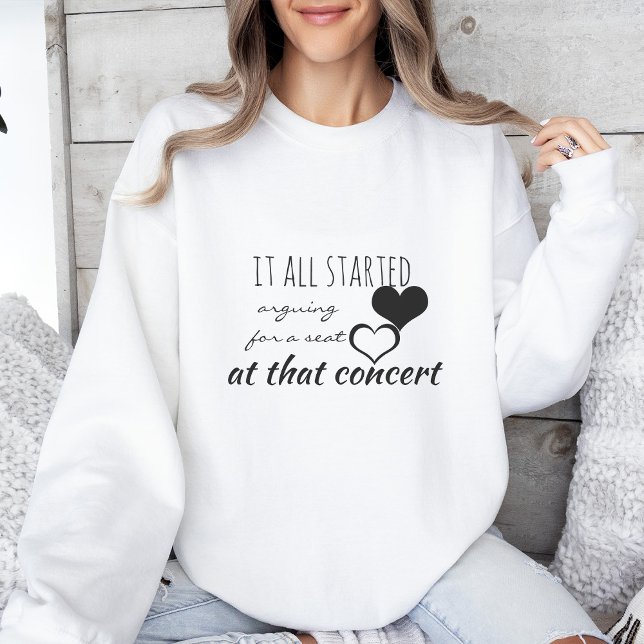 It All Started Arguing for a Seat T-Shirt Sweatshirt (Creator Uploaded)